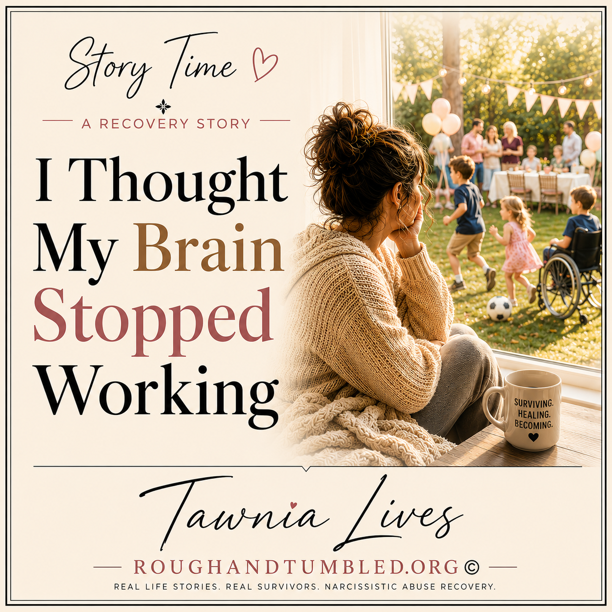 I thought my brain stopped working.