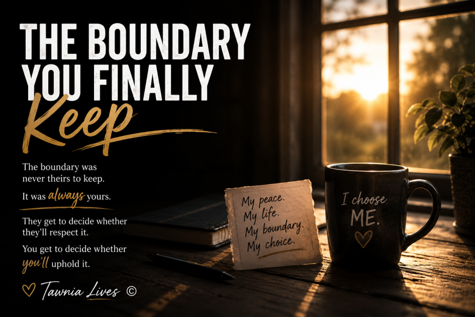 The Boundary You Finally Keep